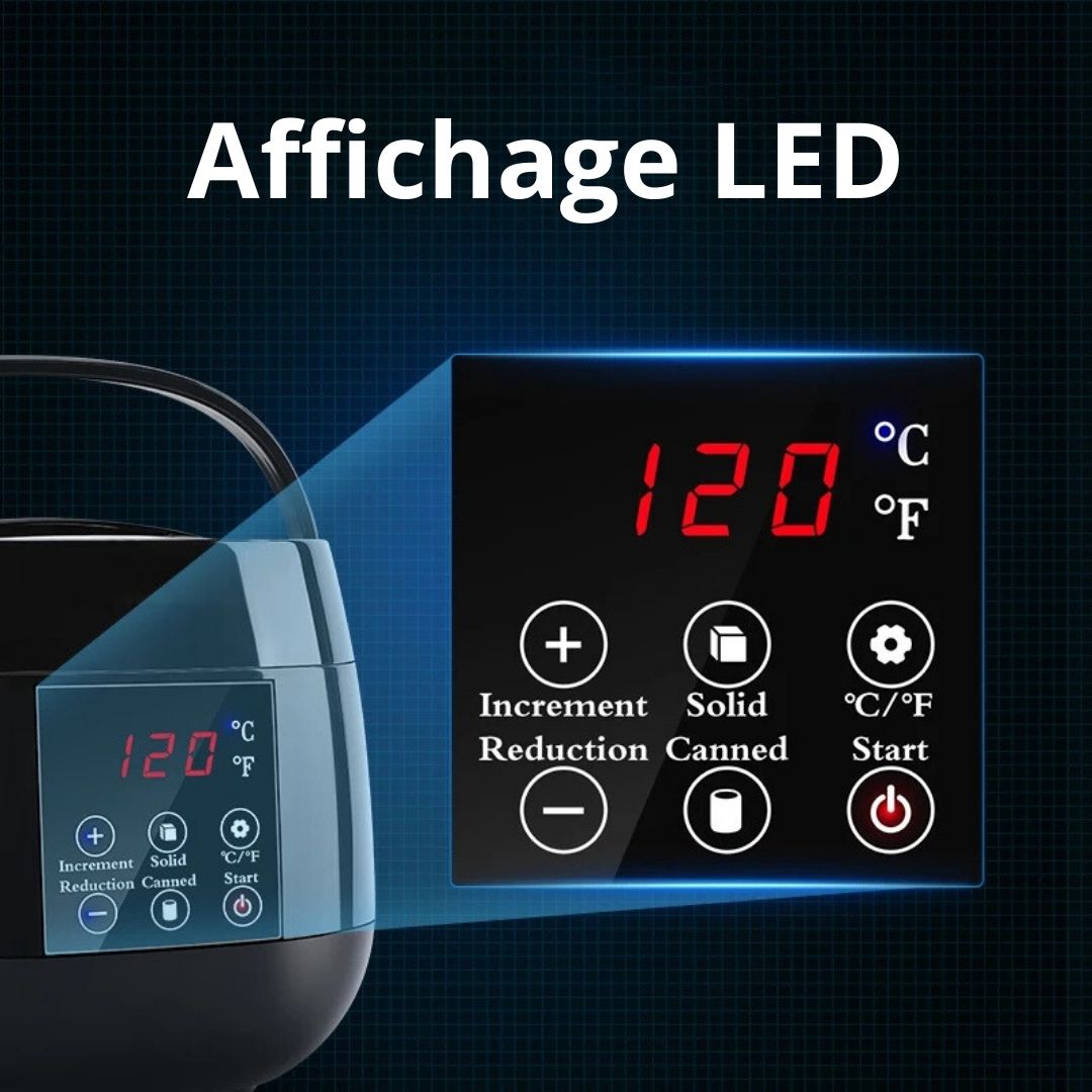 CHAUFFE-CIRE-AFFICHAGE-LED